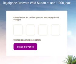 Validation de téléphone step