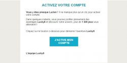 Validation de l'e-mail step