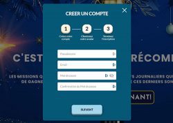 Informations de connexion step