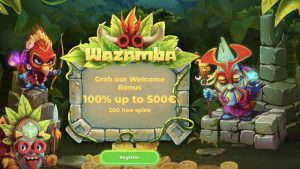 capture d'écran d'accueil de wazamba