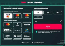 Informations premier dépôt  step